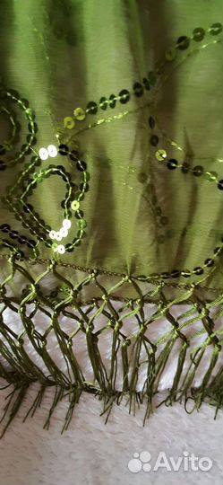 Восточный палантин с кистями