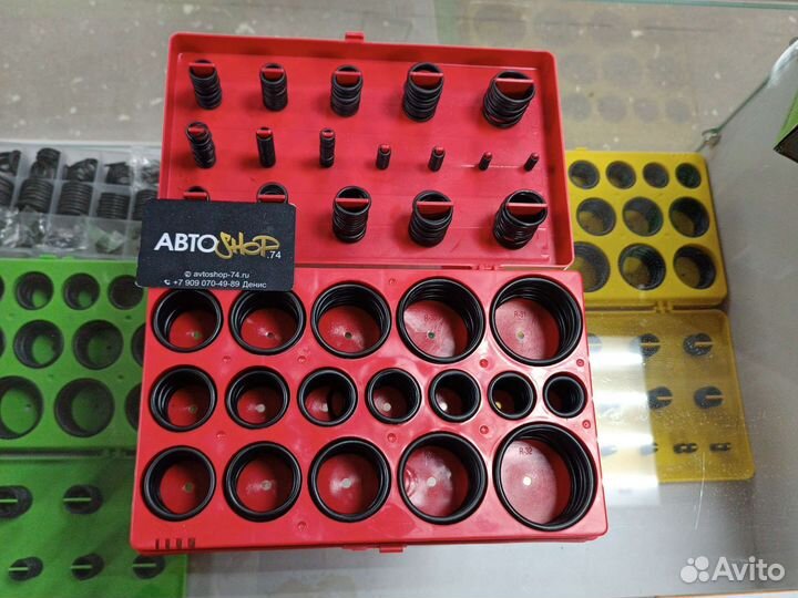 Набор уплотнительных колец 419 шт Маяк авто