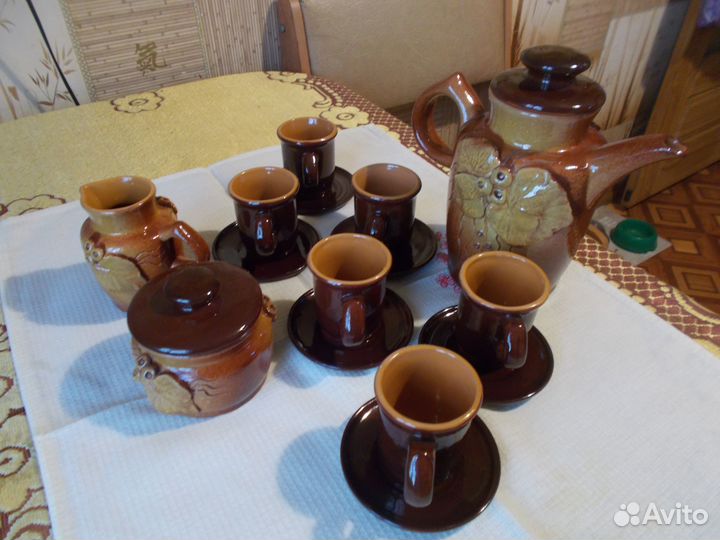 Сервиз керамика кофейный СССР