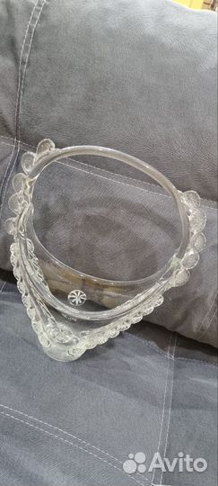 Конфетница - ваза хрустальная СССР