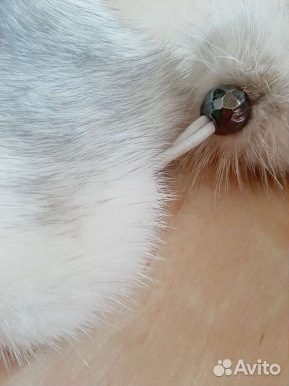 Шапка норковая женская, бу, р. 57, 58