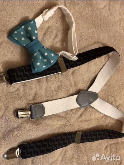 Бабочка + подтяжки 1+