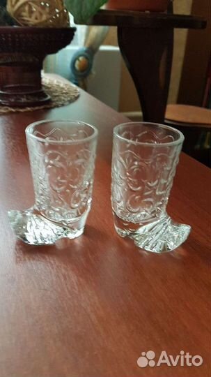 Хрусталь СССР блюда, рюмки, ваза, подсвеч., графин