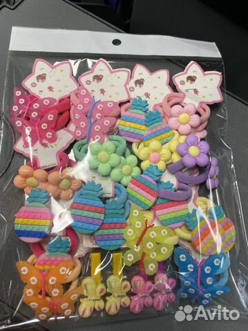 Набор детских резинок для волос