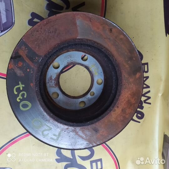 Bmw f20 диск тормозной передний