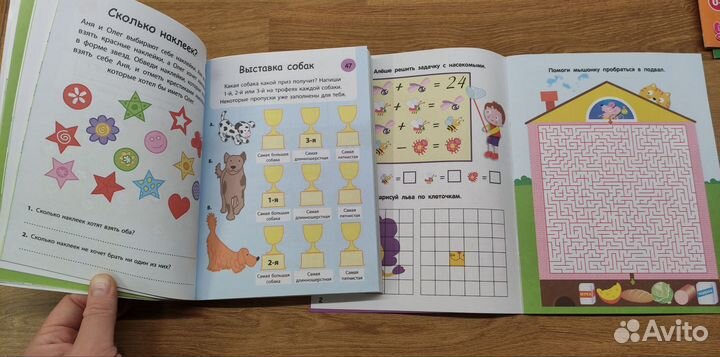 Игры и головоломки, развивающие уроки 3, 5, 7 лет