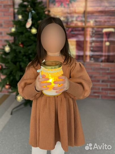 Платье теплое 98