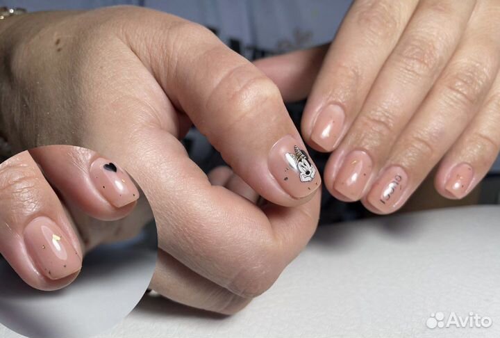 Маникюр и педикюр с покрытием гель лак