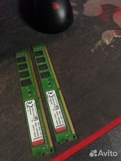 Оперативная память kingston DDR3 1600MHz 2x4gb