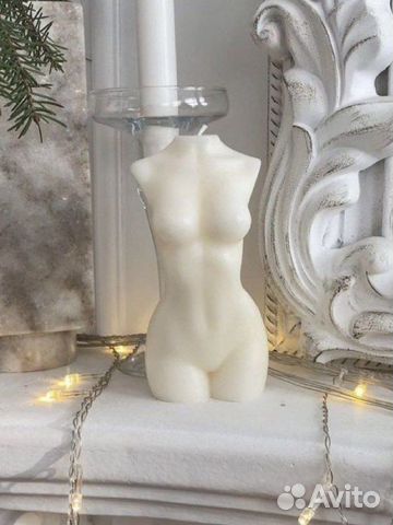 Свечи ручной работы из кокосового воска