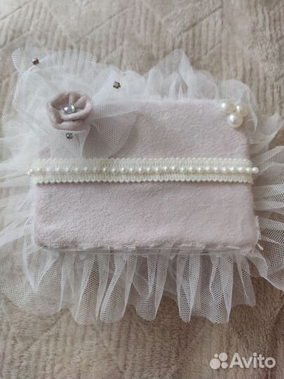 Шкатулка из бархата