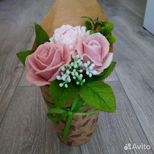 Мини - букеты из мыла