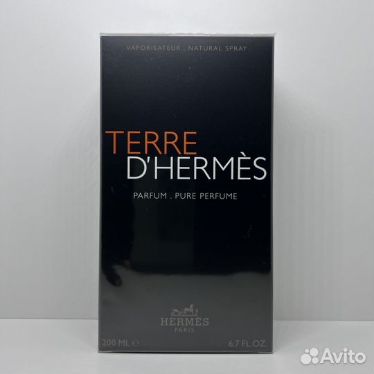 Hermes - Terre D'Hermes Parfum 200ml Оригинал