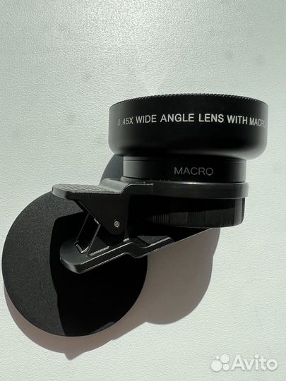 Макролинза + фишай для телефона