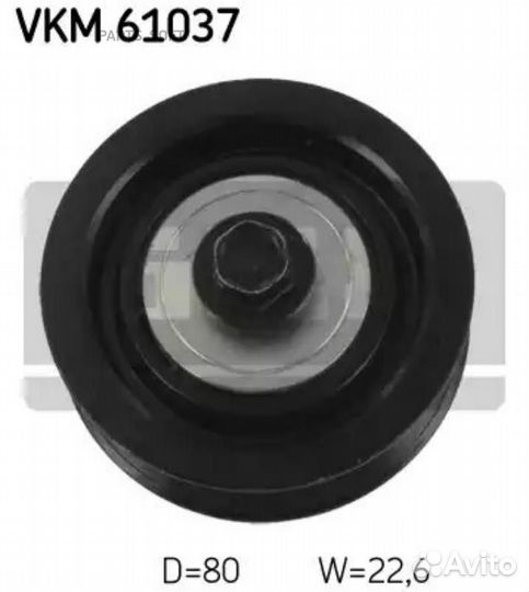 SKF VKM61037 Шарикоподшипниковый ролик-натяжитель