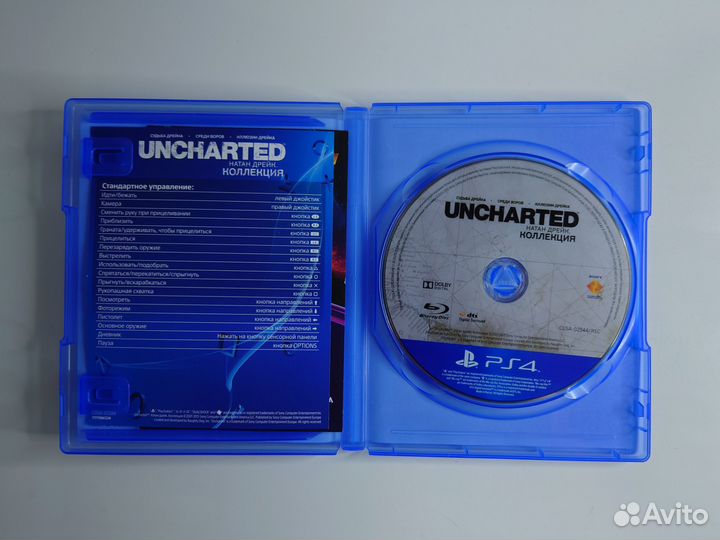 Uncharted натан дрейк коллекция PS4 игра