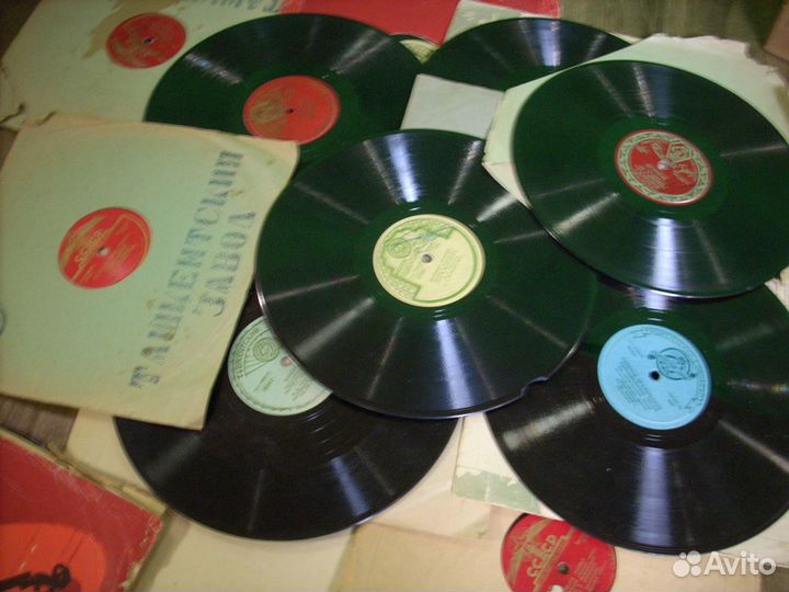 Грамофонные пластинки - Ранние Советские пластинки