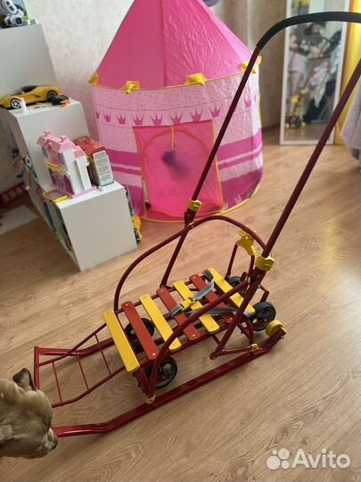 Санки на колесах