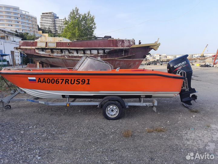 Касатка 580 и Suzuki df115