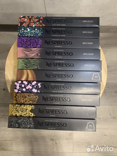 Сет кофе капсул nespresso