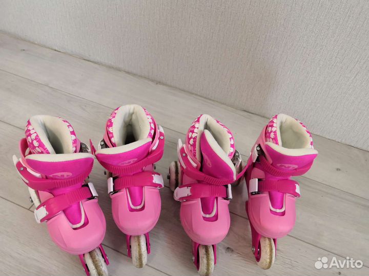 Роликовые коньки детские раздвижные