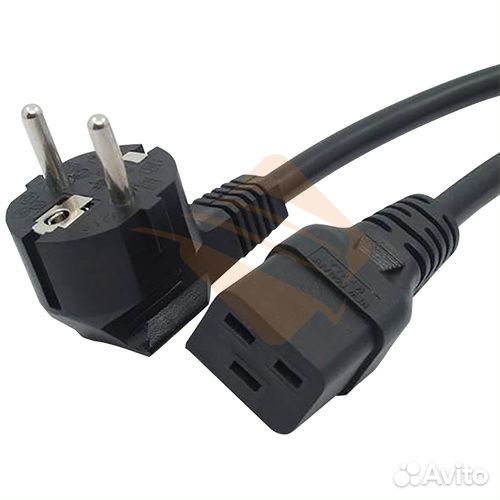 Кабель провод для майнера С19 3х2.5мм 1м