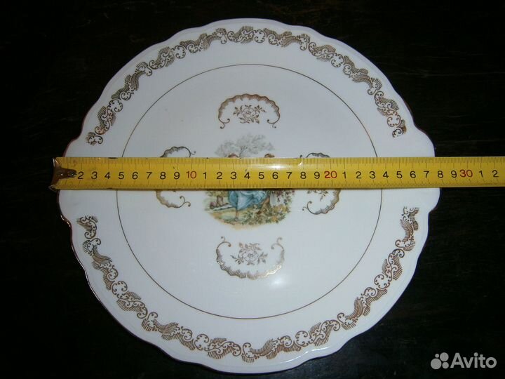 Винтажное Фарфоровое блюдо Франция Лимож CNP