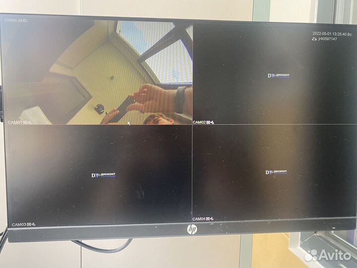 Видеорегистратор NVR + AHD видеоглазок в дверь