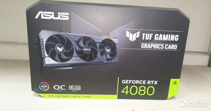 Видеокарты rtx 4080 asus TUF gaming OC 16 gb