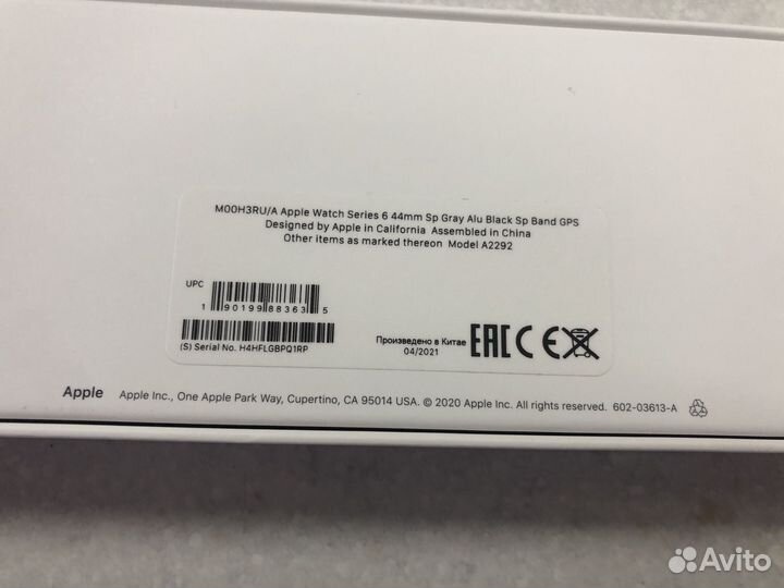 Оригинальное зарядное устройство Apple Watch