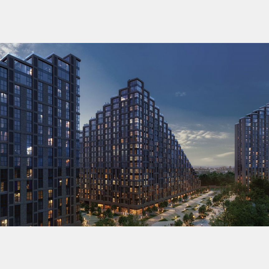 Своб. планировка, 44 м², 4/19 эт.