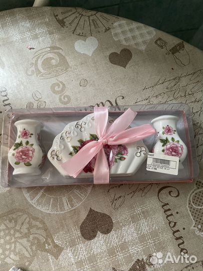 Набор для специй и салфетница