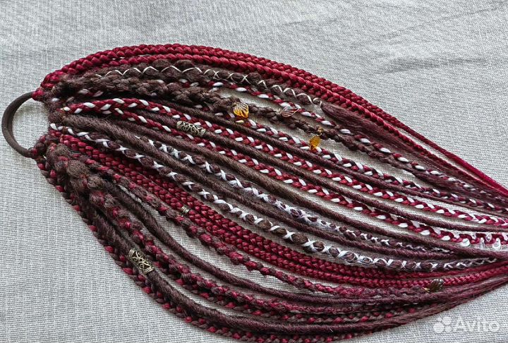 Афро хвост (дредо резинка)