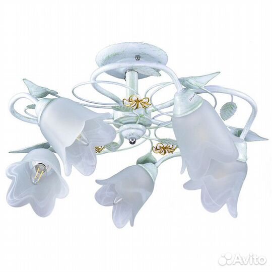 Люстра потолочная россвет Букет 5х60Вт Е14 металл