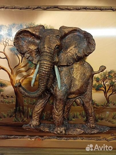 Картина медь 3D 70-80 года прошлого века Gastone