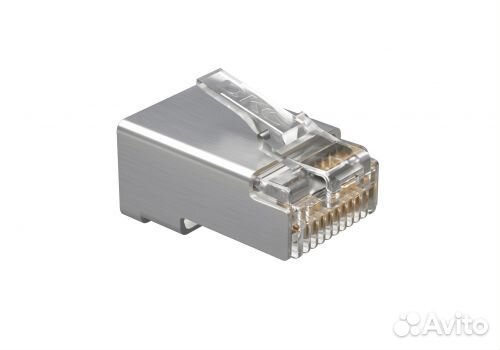 Коннектор RJ-45 (8p8c) cat.5е, экранированный, для