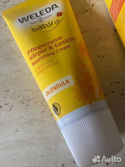 Weleda baby крем с календулой новый