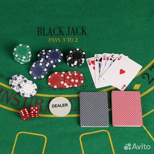 Покер набор 500 фишек новый