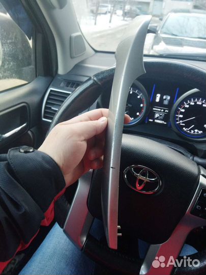 Накладка на правую ручку Toyota prado 150