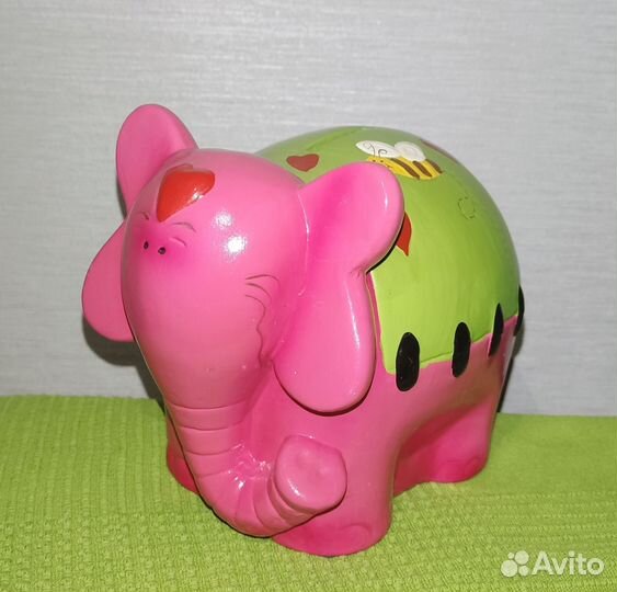 Копилка Розовый слон