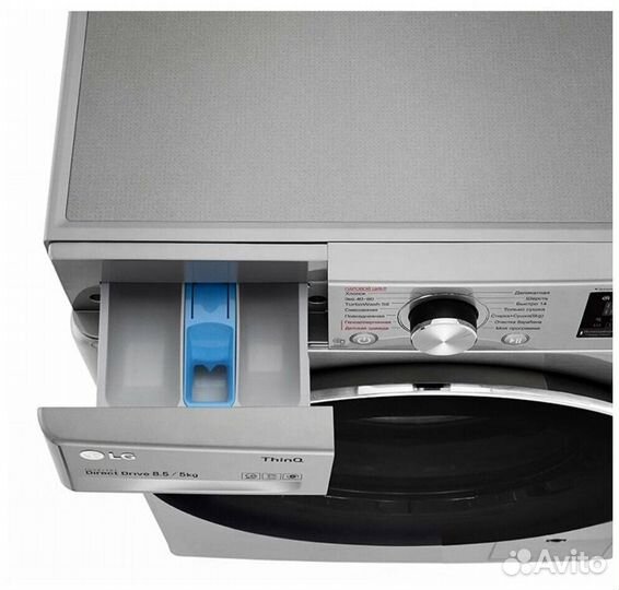 Стирально-сушильная машина LG F2V5GG2S 8.5/5 кг