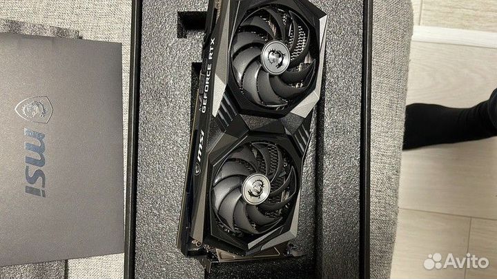 Видеокарта GeForce RTX 3060ti MSI gaming X 8gb 2шт
