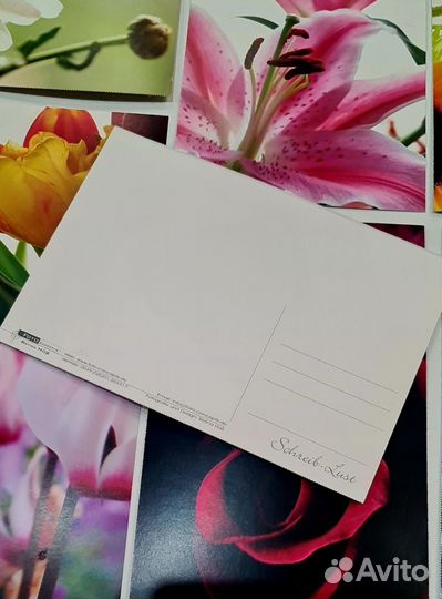 Набор открыток с цветами