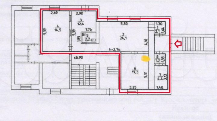 Свободного назначения, 78.3 м²