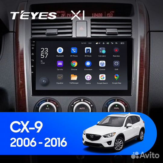 Магнитола Мазда CX-9 TB 2006-2016 Андроид Teyes X1