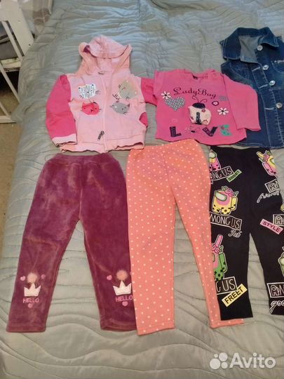Вещи пакетом на девочку 3-4 года