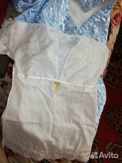 Одеяло-конверт и крестильный набор