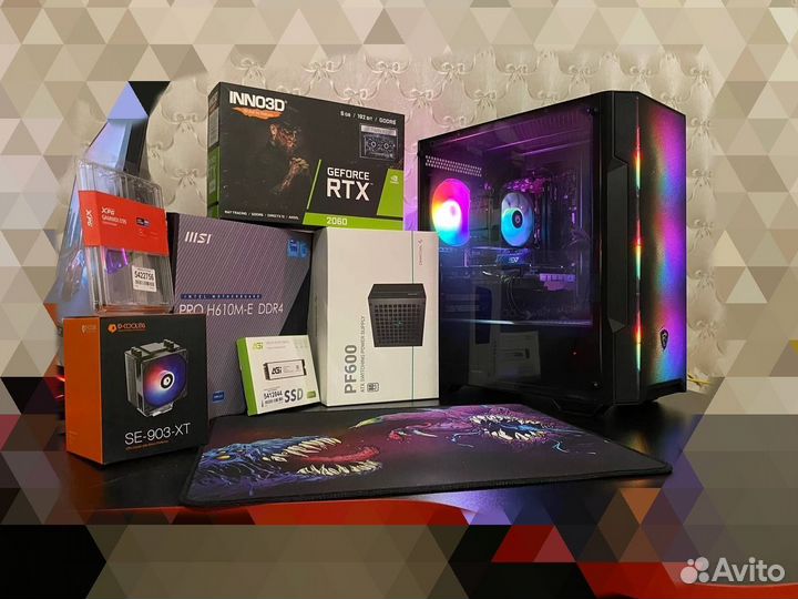 Игровой пк MSI MAG RTX 2060/Intel 12100f