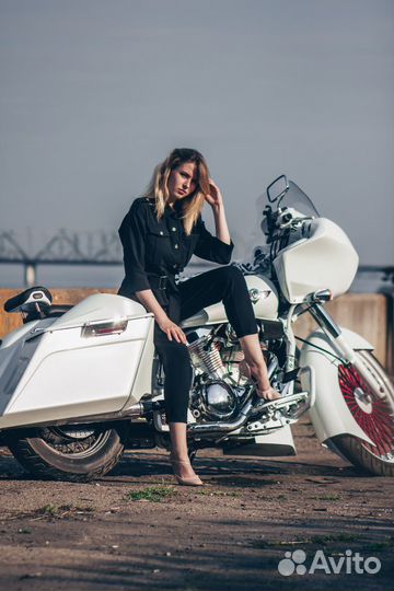 Фотосессия с мотоциклом