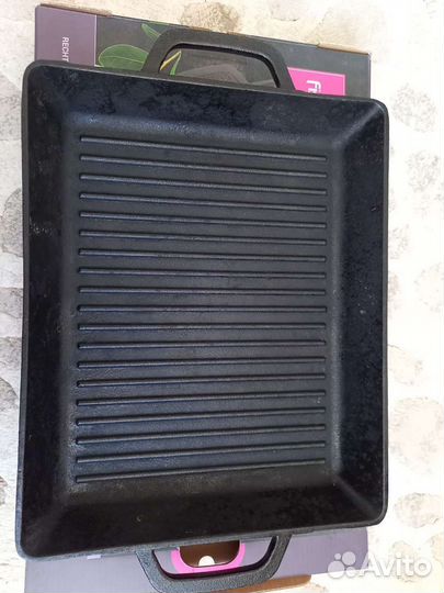 Чугунная сковорода гриль